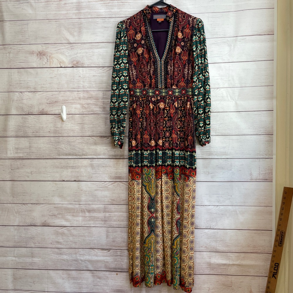 ANTHROPOLOGIE BHANUNI BY JYOTI BOHO MAXI DRESS